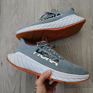 Hoka | Carbon X blue pastel sporty lightweight running sneakers | MENS 10.5